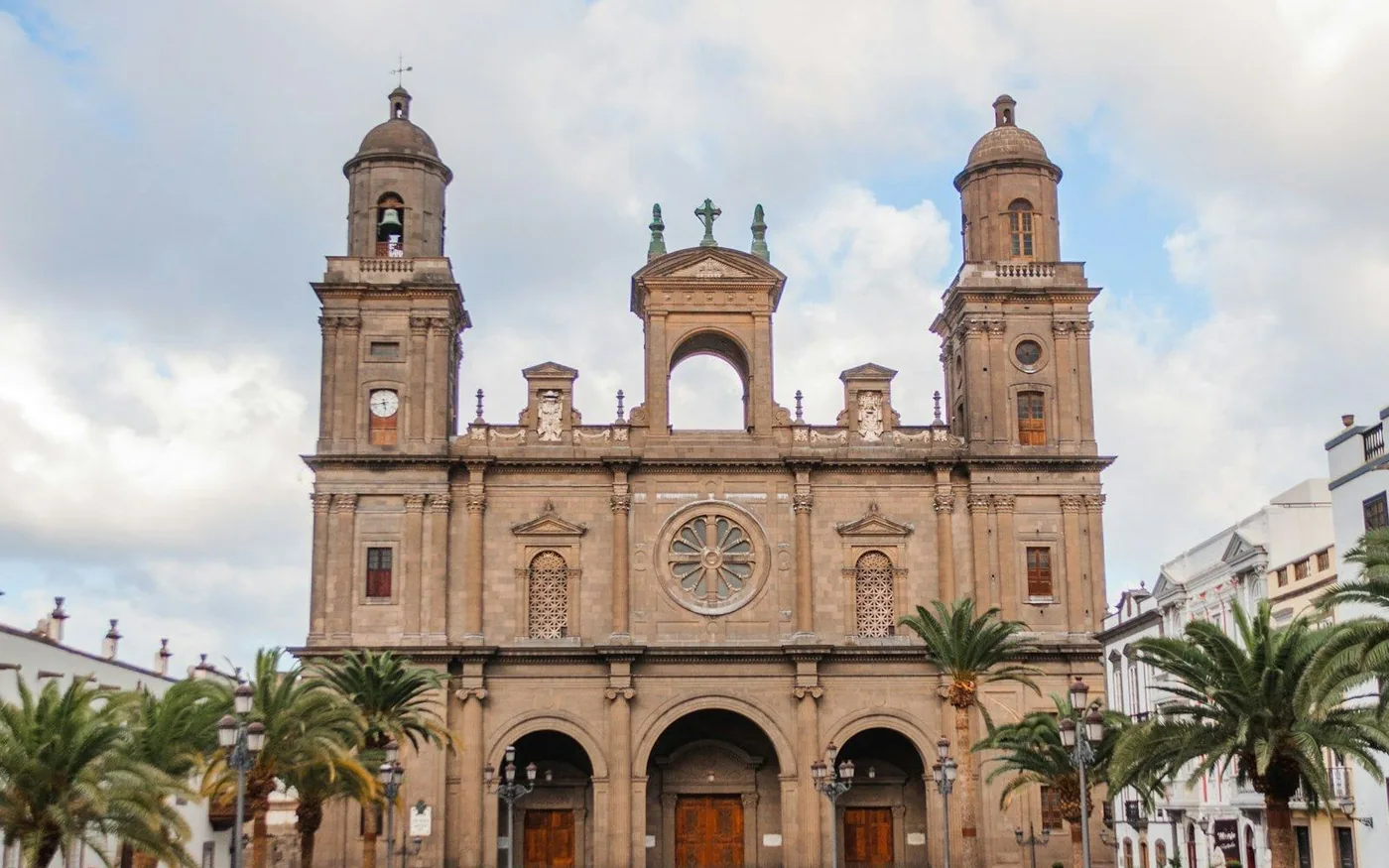 Catedral de Santa Ana en la plaza de Santa Ana, Vegueta, Las Palmas de Gran Canaria
